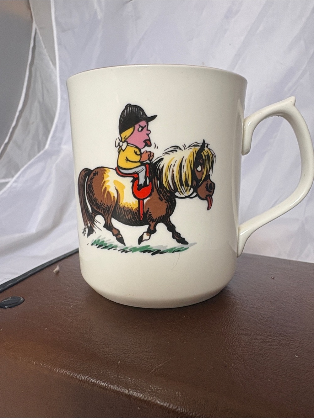 Rare 1967 Ceramic Pony Mug by Norman Thelwell- Excellent Condition